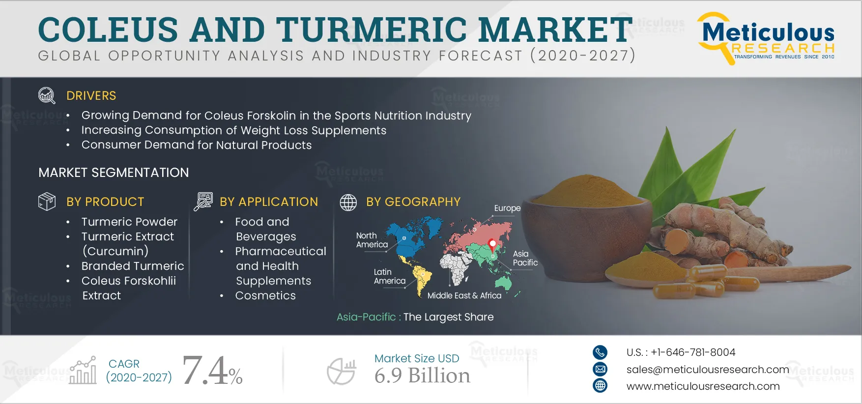 Coleus and Turmeric Market