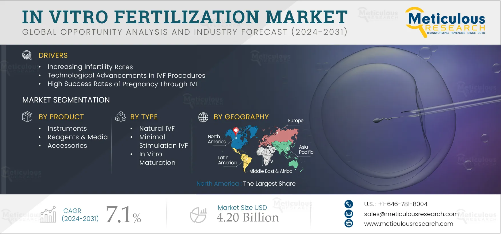 In Vitro Fertilization Market