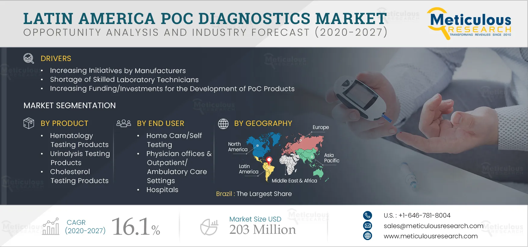 Latin America PoC Diagnostics Market