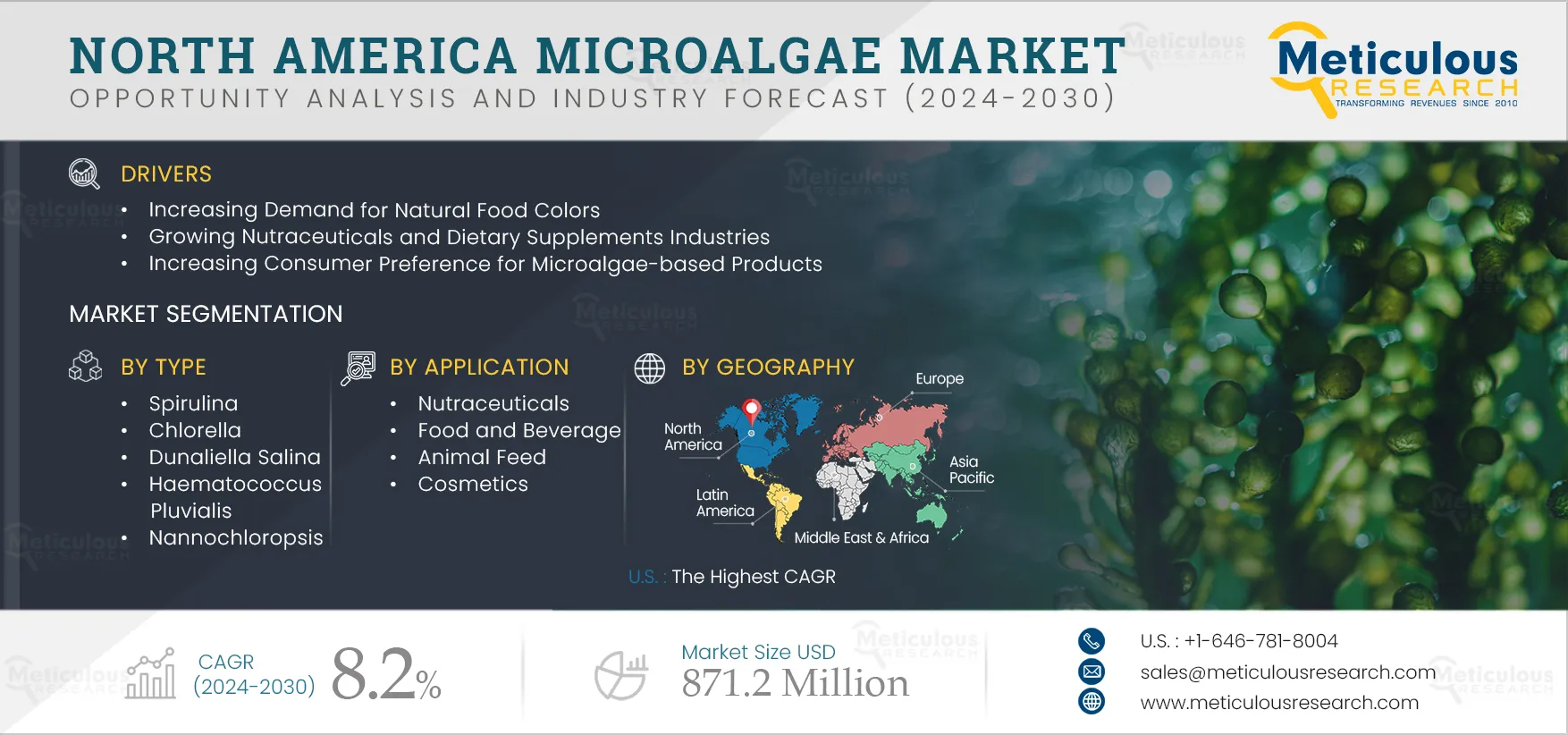 North America Microalgae Market North America Microalgae Market