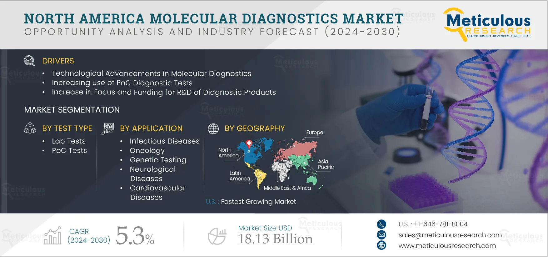 North America Molecular Diagnostics Market